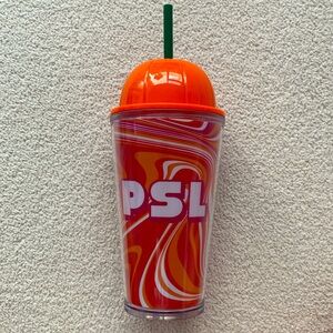 STARBUCKS Pumpkin Spice Latte PSL Cold Cup 16oz Tumbler
